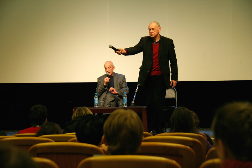 Гарри Бардин на семинаре современного фильма (ВГИК им. С.А. Герасимова)