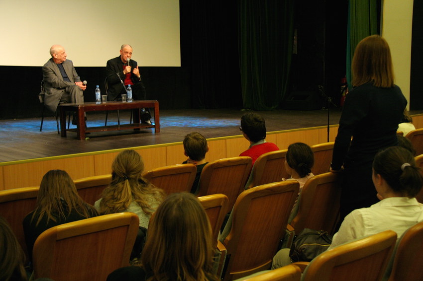 Гарри Бардин на семинаре современного фильма (ВГИК им. С.А. Герасимова)