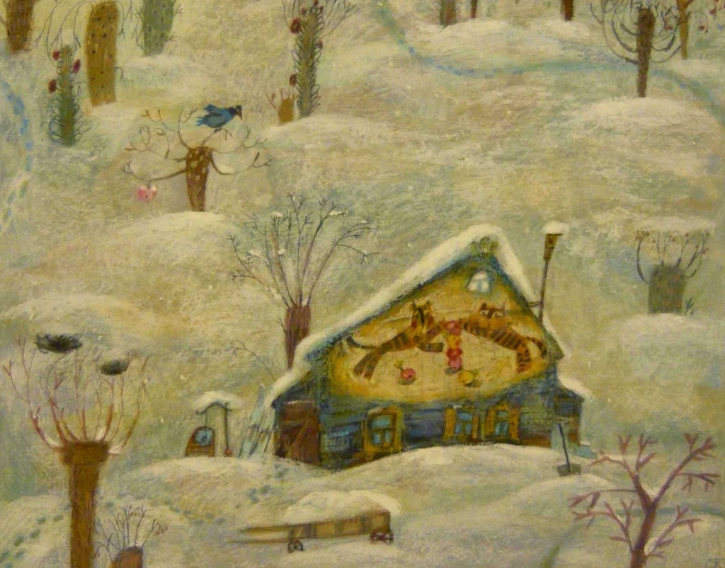 Жакулина Анастасия, «Коты и снегири» по Ю.Ковалю Жакулина Анастасия, «Коты и снегири» по Ю.Ковалю